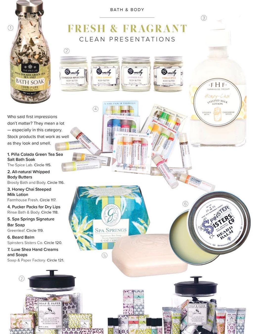 Bath & Body products make stocking stuffers. Check out our selection in the fall issue, link in bio