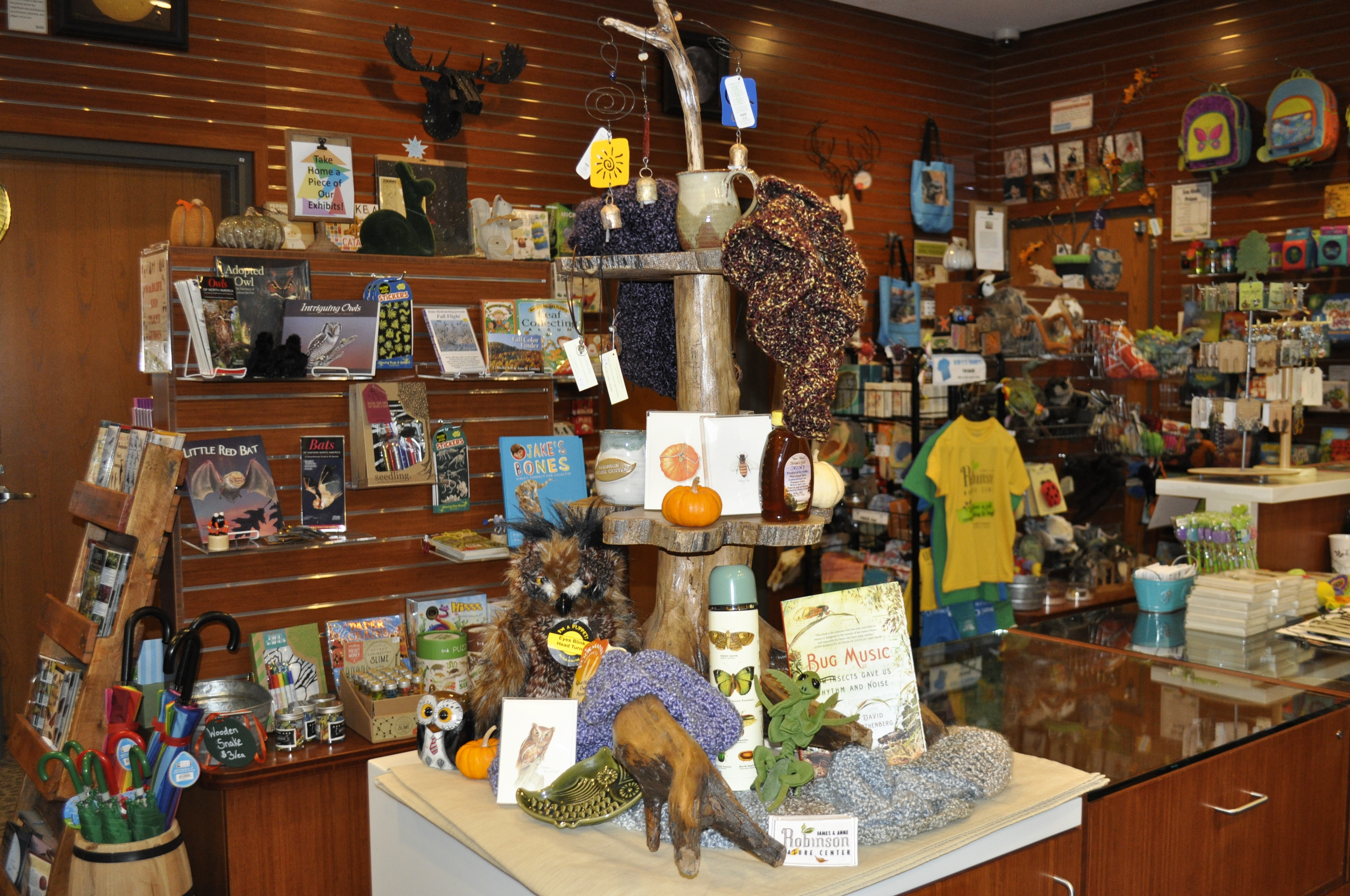 Nature Gift Shop at James & Anne Robinson Nature Center
