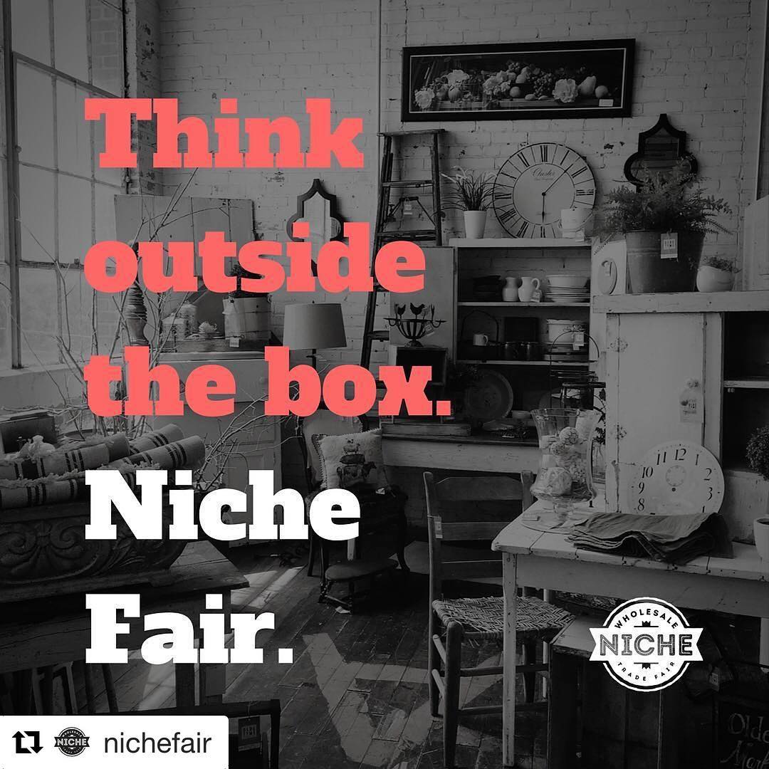 @nichefair (@get_repost)
・・・
If you’re a retail buyer looking for authenticity, quality, and uniqueness in an experience filled wholesale market, join Niche Fair February 23-24 in Cleveland.