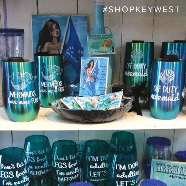 Ever wanna just be a mermaid for a day… or two? 🧜‍♀️🌊☀️ At least you can explore @thecaptainsmermaid in Key West and get all the mermaid gear. Click the link in our bio to visit this shop and others in delightful Key West
