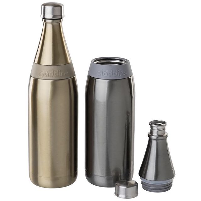 Save the earth. In a trendy way. There’s an @aladdin_pmi water bottle for every personal style preference