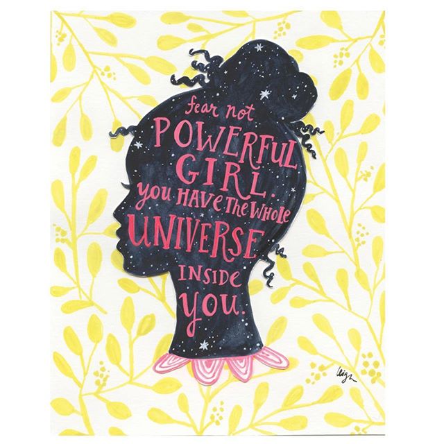 In honor of International Day of the Girl… an inspiring print from one of our favorite companies, @curlygirldesign