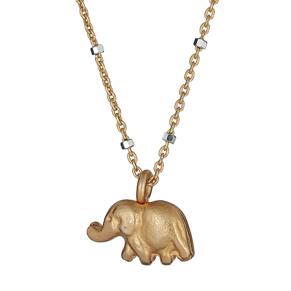 Happy Elephant Necklace. Elizabeth Moore.