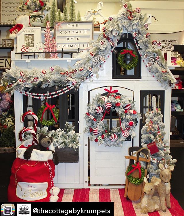 Repost from @thecottagebykrumpets – Our Cottage all decked out for Christmas is bringing out the inner child in us all