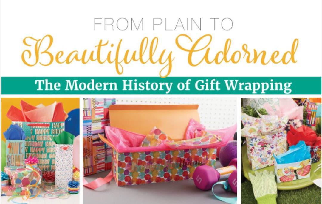 Giftwrap has changed dramatically in the last century. With new developments on the horizon, this industry is ready for sustainability and modernization. 
This article is about how things have changed and what is to come: https://stationerytrends.com/article/from-plain-to-beautifully-adorned-the-modern-history-of-gift-wrapping/ {Sponsored}