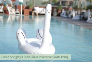 David Shrigley's Ridiculous Inflatable Swan-Thing
