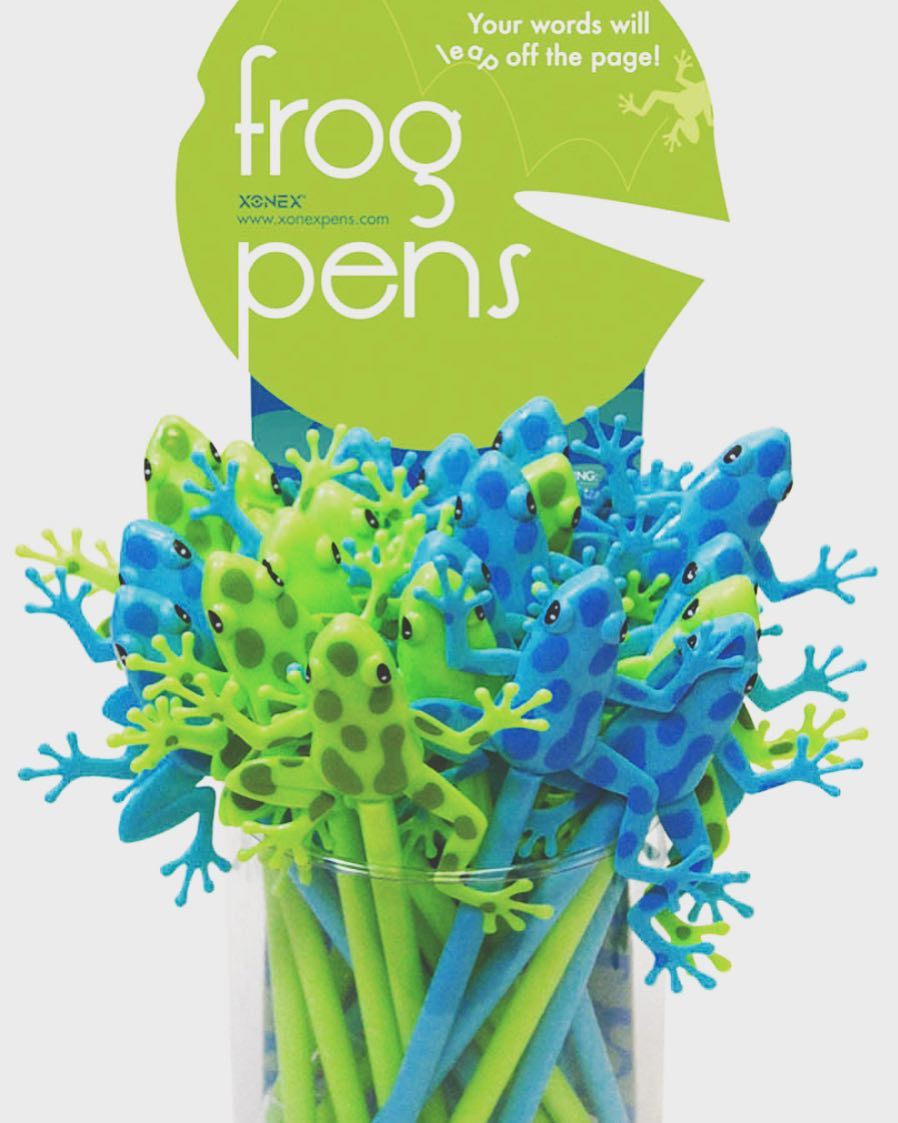 Did you know it’s? @xonexpens offers frog pens so you can have the adorable amphibians with you all day