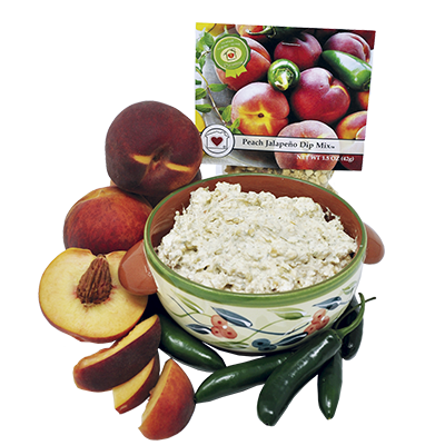 Peach Jalapeno Dip Mix. Country Home Creations. Circle 175. 
															/ Country Home Creations							