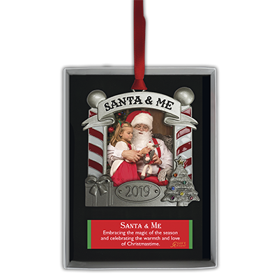 Santa & Me Ornament. CA Gift. Circle 222. 
															/ CA Gift							