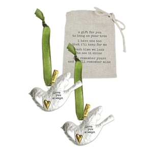 DEMDACO Mother Daughter Ornament Set