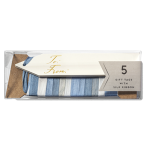 Karen Adams Designs Gift Tags with Silk Ribbon