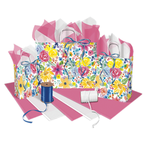 The Packaging Source Water Color Florals