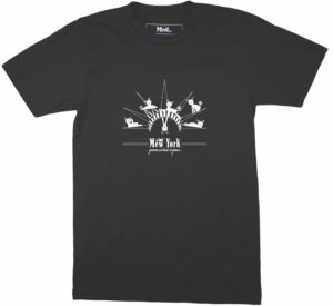 Mew York Statue of Liberty T-Shirt by Meowzzz.