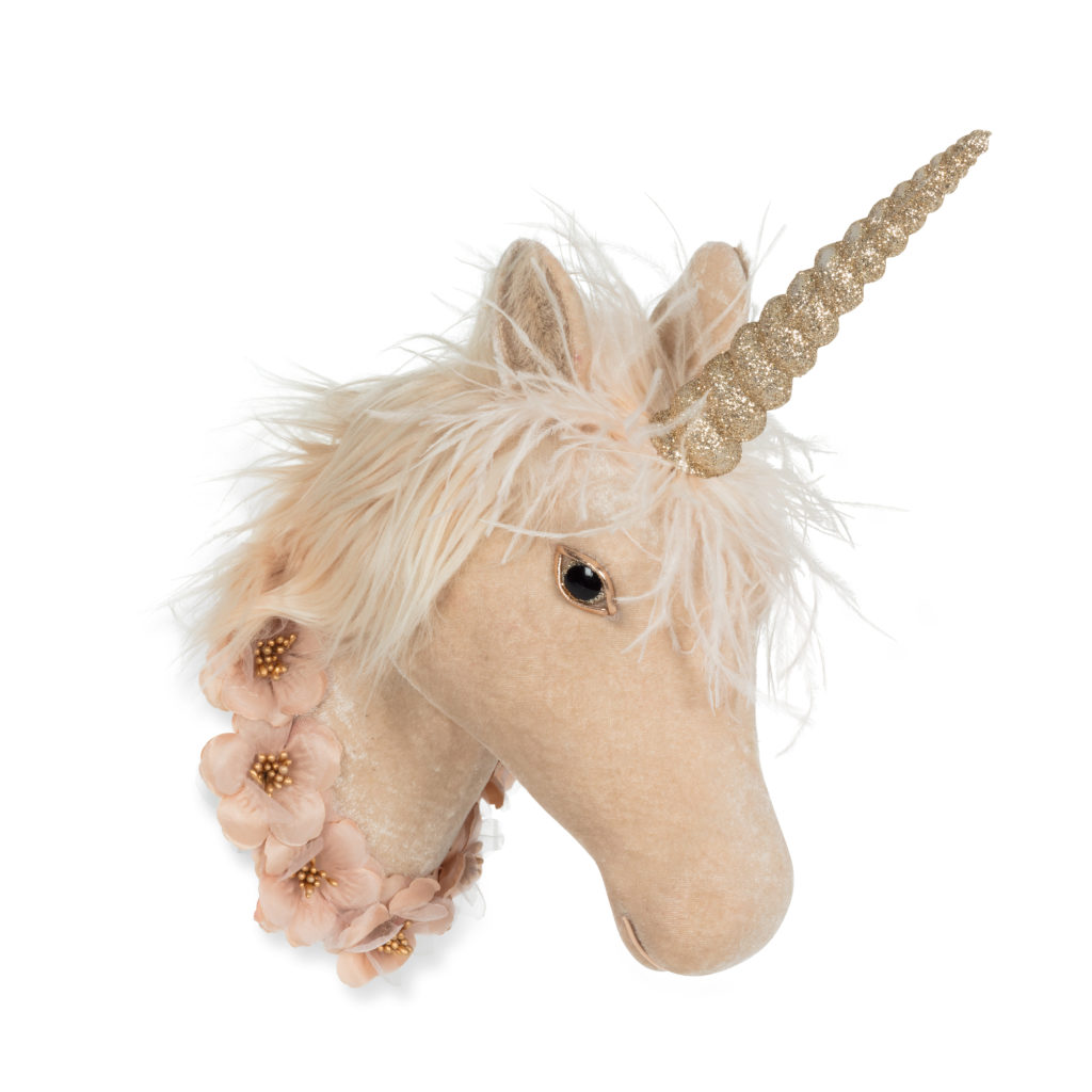 Abbott Unicorn Head with Garland