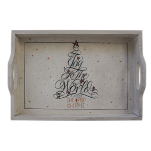 CA Gift Joy to the World Serving Tray