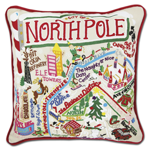 Catstudio North Pole City Pillow