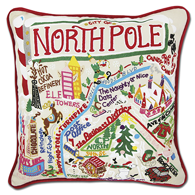 North Pole City Pillow. Catstudio. Circle 208. 
															/ Catstudio							