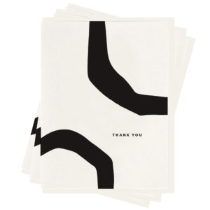 Dahlia Press Letterpressed Thank You Card