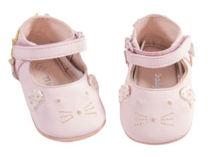 Magicforest Pink Leather Mouse Slippers