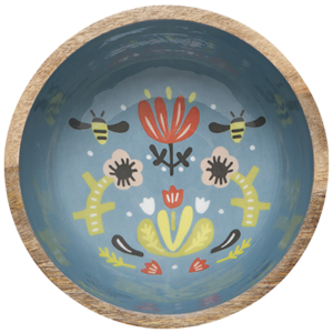 Frida Mango Wood Bowl Serving by Danica Studio