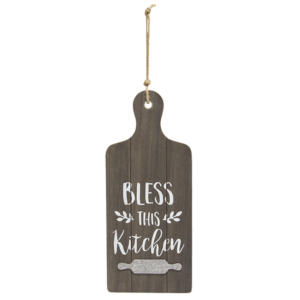 Bless This Kitchen Cutting Board Wall Hanger by The Hearthside Collection