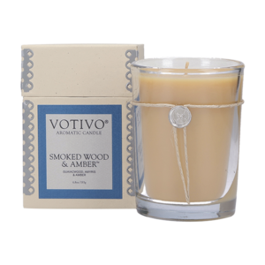 Smoked Wood Amber Aromatic Candle from Votivo