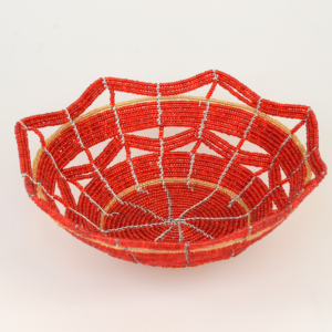 Glass Beaded Bowl by Water Is Life Kenya