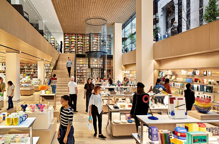 Interior image of retail store at MoMA. Photo courtesy of MoMA Design Store