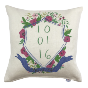 Custom Wedding Pillow from Huger