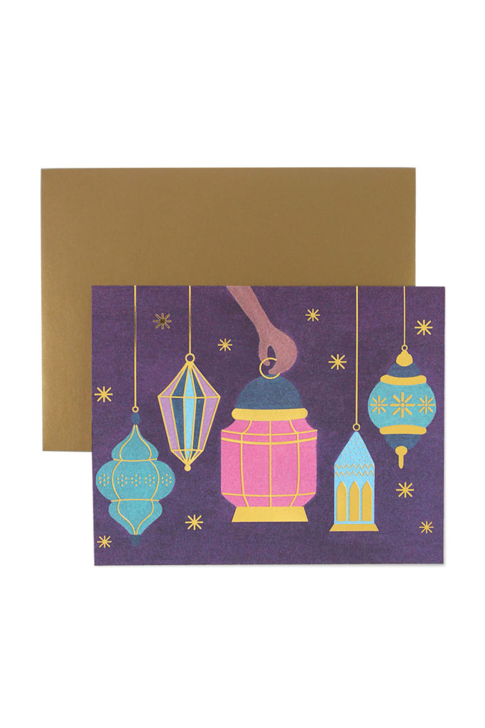 5 Lanterns Card from Hello Holy Days