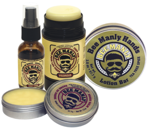 Bee Manly Four-Piece Gift Set from Honey House Naturals