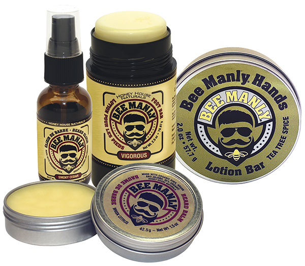 Bee Manly Four-Piece Gift Set