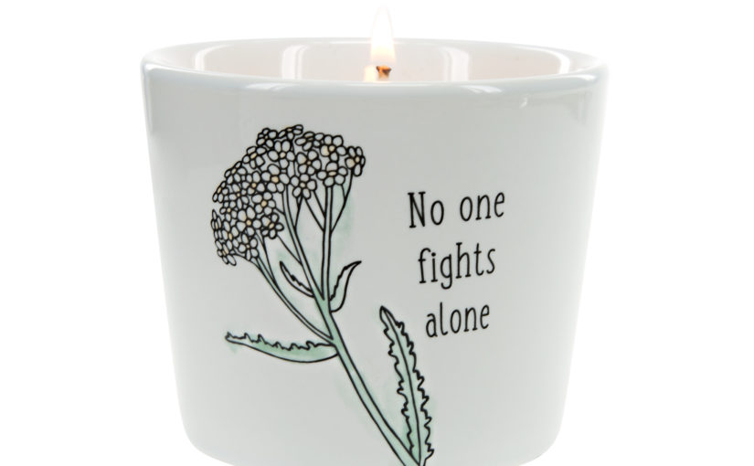 No One Fights Alone Candle from Pavilion