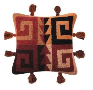 Ari Tassels Hook Pillow from Peking Handicraft