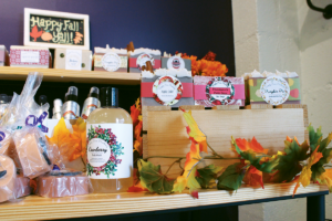 Simply Pure Products' fall display