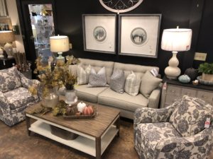 The Perfect Piece furniture and home decor display