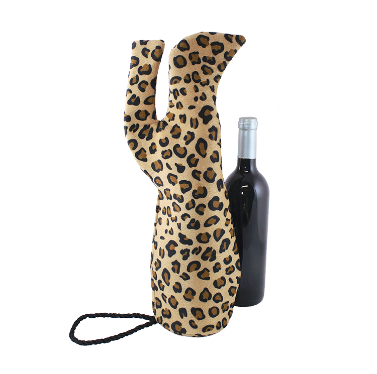 Leopard Stiletto Wine Tote