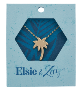 Elsie & Zoey Palm Tree Necklace