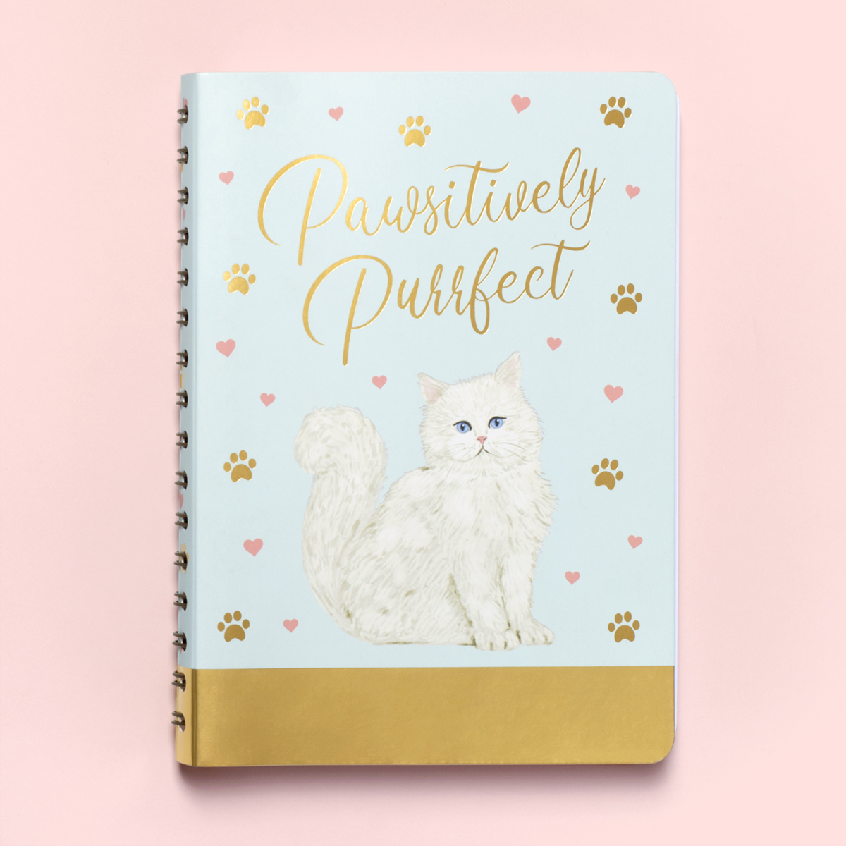 Positively Purrfect Softcover Bungee Journal 
															/ Punch Studio							
