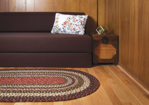 Terracotta colored rug from EarthRugs