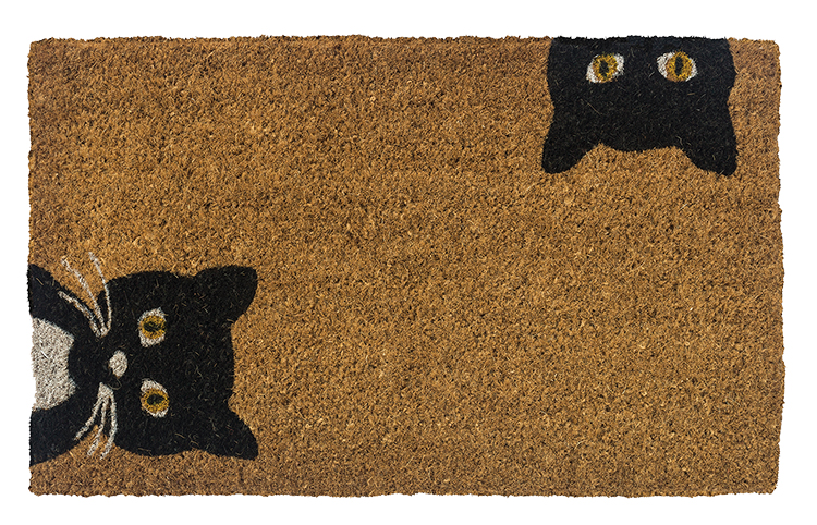 Peeping Cats Doormat 
															/ Entryways							