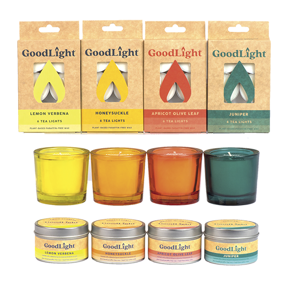 Scented Tea Lights 
															/ GoodLight Natural Candles							