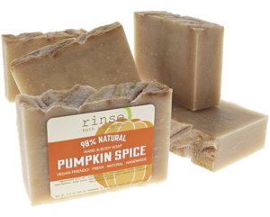 Pumpkin Spice Soap from Rinse Bath Body