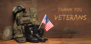 Image of a Veteran's thank you