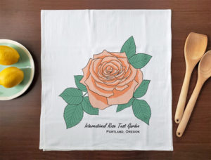 Allport Editions International Rose Test Garden Tea Towel