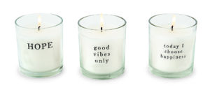 Pazitive Bagged Candles from Mud Pie