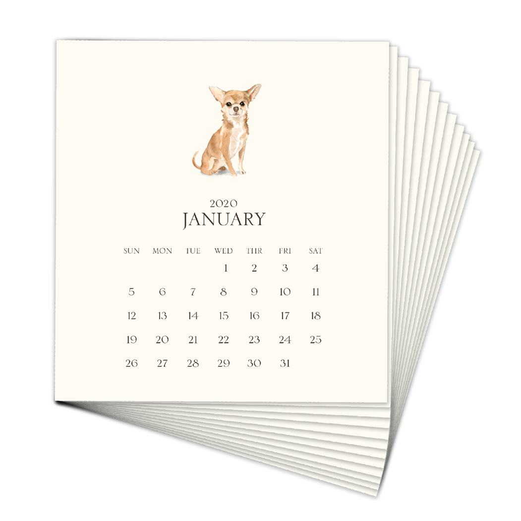 Personalized Pet Desk Calendar & Easel 
															/ PrintsWell							