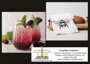 Stemless Wine Glasses from Counter Couture