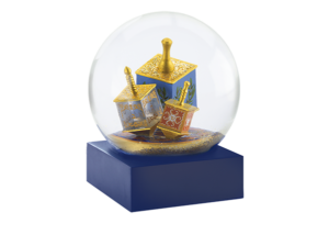 Dreidels Snow Globe from CoolSnowGlobes
