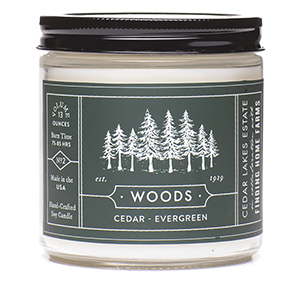 Woods Candle from Finding Home Farms.